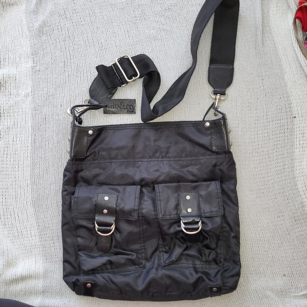 Mo & Co Black Utility Purse